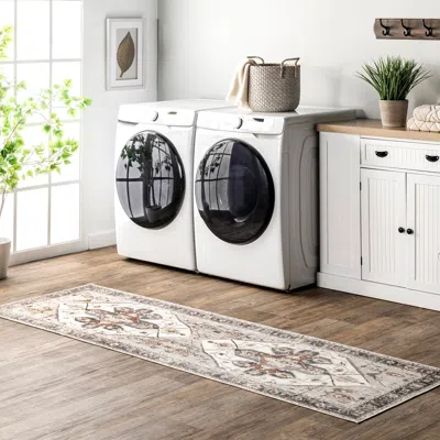 Nuloom Mali Machine Washable Traditional Medallion Area Rug