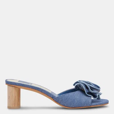 Dolce Vita Darly Slide Sandal In Blue