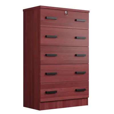 Woodpeckers Furniture And Mattress Cindy 5 Drawer Chest Wooden Dresser