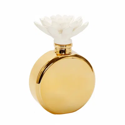 Vivience Iris Rose Bottle Diffuser With Flower