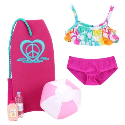 Teamson Sophia's Bikini And Beach Accessories Set For 18" Dolls