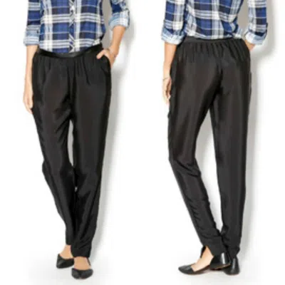 Bcbgeneration Woven Sportswear Pant In Black In Black