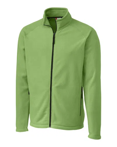 Clique Men's Summit Full Zip Microfleece Jacket In Green