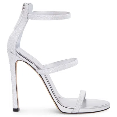 Giuseppe Zanotti Harmony Glitter In Silver