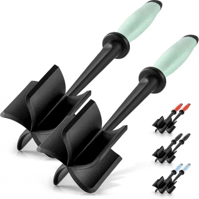 Zulay Kitchen 2 Pack Ground Beef Chopper Tool Hamburger Smasher Tool In Green