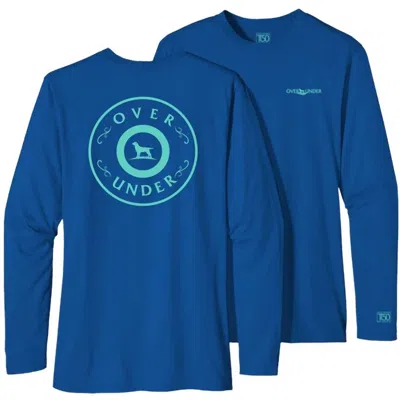 Over Under Men's Tidal Tech Shot Long Sleeve Tee In Royal In Blue