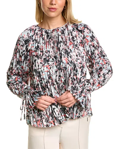 Bcbgmaxazria Pleated Top In Multi