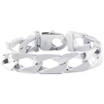 Pompeii3 Men's Link 14k Gold (103gram) Or Platinum (167gram) 14mm Bracelet 10" In Silver