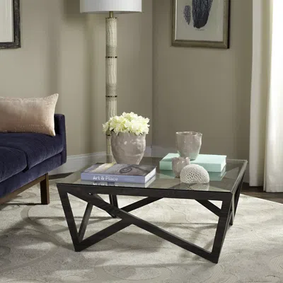 Safavieh Radley Glass Top Coffee Table