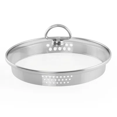 Chantal Induction 21 Steel 7-inch Glass Lid W/strainer