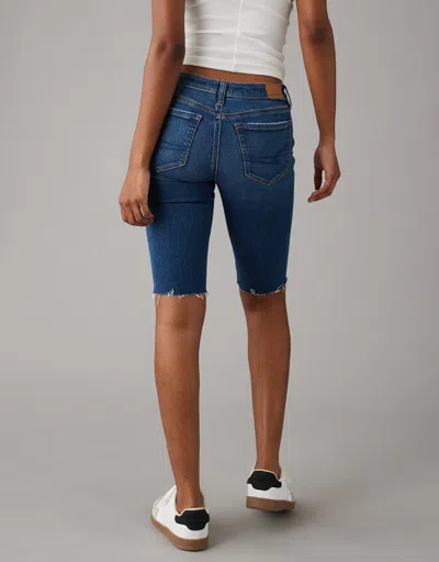 AMERICAN EAGLE OUTFITTERS AE NEXT LEVEL 13" SKINNY BERMUDA DENIM SHORT 