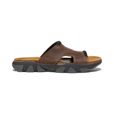 Keen Men's Daytona Ii Slide Sandal In Bison/black In Brown
