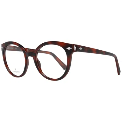 Swarovski Brown Women Optical Frames In White