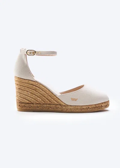 Viscata Estartit Canvas Espadrille Wedges In Sailor Stripes