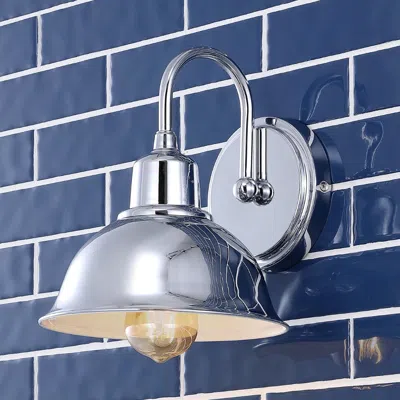 Jonathan Y Frisco 8" 1-light Farmhouse Industrial Iron Led Vanity