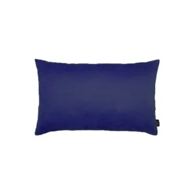 Homezia Set Of Two 12" X 20" Sapphire Blue Polyester Zippered Pillow Cover