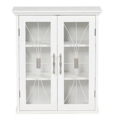 Teamson Home Delaney Removable Wooden Wall Cabinet With 2 Doors