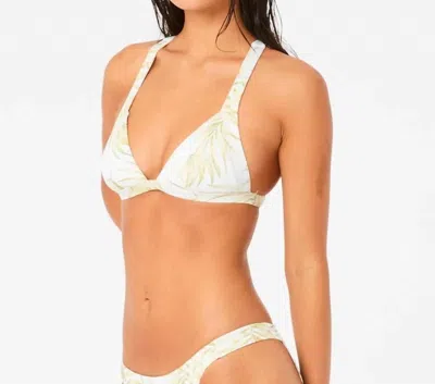 Rip Curl Montego Palm X Back Tri In Multi In White
