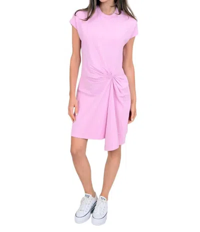 Second Skin By Rd Style Tee Shirt Dress In Fondant Pink In Pink