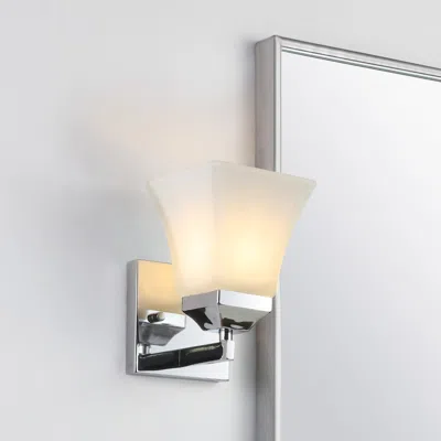 Jonathan Y Staunton 5" 1-light Iron/glass Modern Cottage Led Vanity Light