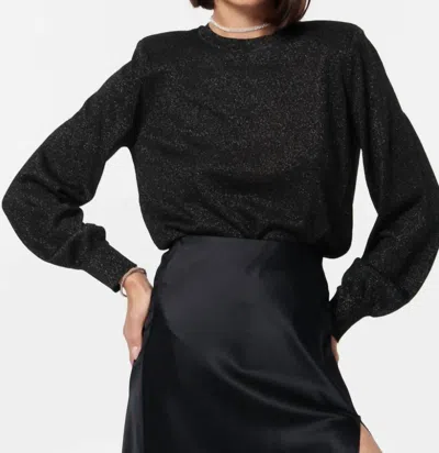 Cami Nyc Gama Sweater In Black Metallic In Grey