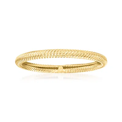 Ross-simons 18kt Yellow Gold Twisted Ring