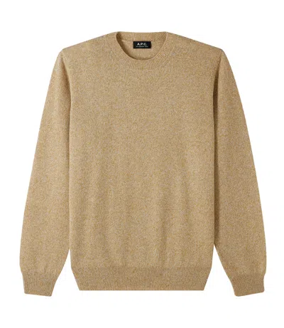 Apc Adam Sweater In Brown