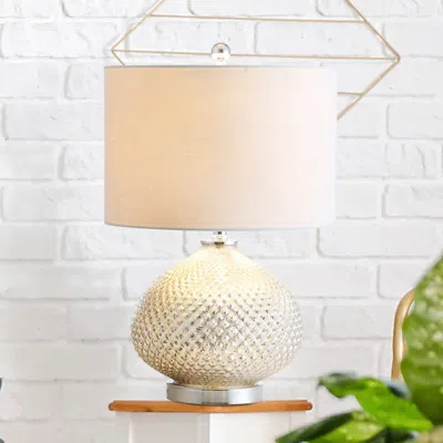 Jonathan Y Ames 22.5" Led Glass Table Lamp