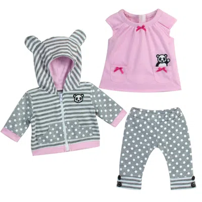 Teamson Sophia's Doll Sweatshirt, Tunic, And Leggings Set For 15" Dolls