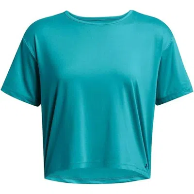Under Armour Women's Motion Short Sleeve Shirt In Circuit Teal/hydro Teal In Blue
