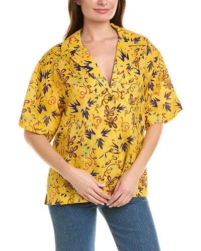 A.l.c . Sullivan Top In Yellow
