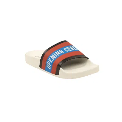 Opening Ceremony White Ace Logo Slides In White