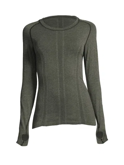 Phat Buddha Yonkers Long Sleeve Tee In Grey In Green