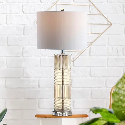 Jonathan Y Genevieve 30" Glass/crystal Led Table Lamp