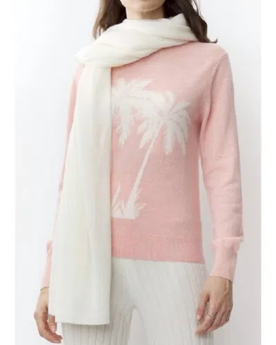 Cashmere Clouds Wrap In Ivory In Beige