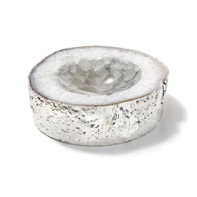 Anna New York Sterling Silver-plated Agate Bowl