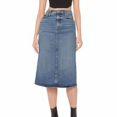 Mother Swooner Straight A Midi Skirt In Going Full Circle In Multi