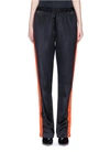 Givenchy Contrast Stripe Silk Satin Pants