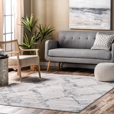 Nuloom Eloise Abstract Trellis Area Rug