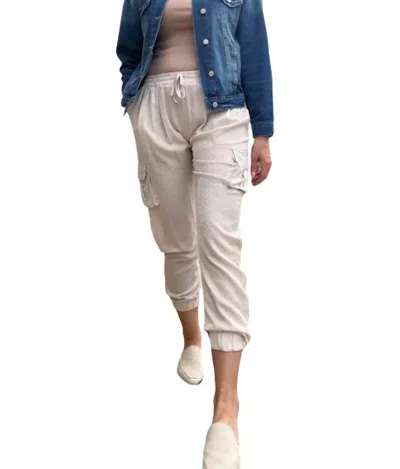Glam Milo Jogger Pant In Beige