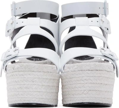 Shop Pierre Hardy White Casual Platform Sandals