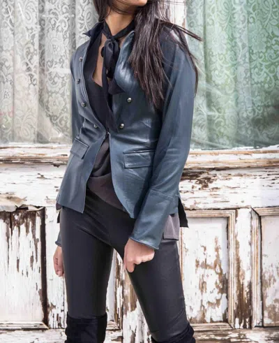 Jakett Rebecca Jacket In Slate In Blue