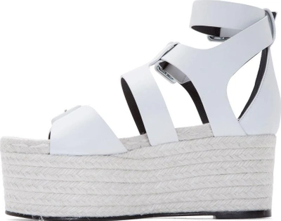 Shop Pierre Hardy White Casual Platform Sandals