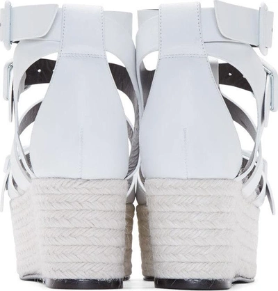 Shop Pierre Hardy White Casual Platform Sandals