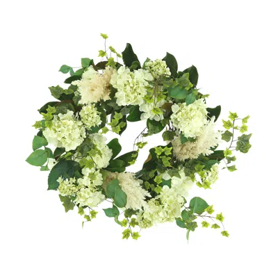 Creative Displays 28" Hydrangea, Pampas And Ivy Wreath