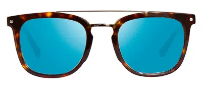 Revo Atlas Re 1179 02 H20 Square Polarized Sunglasses In Blue