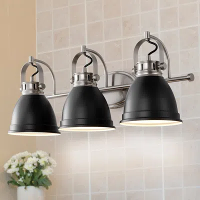 Jonathan Y Phineas 25.5" 3-light Farmhouse Bohemian Iron Led Vanity