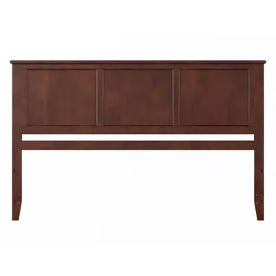 Quikfurn King Size Traditional Style Headboard In Walnut Wood Finish
