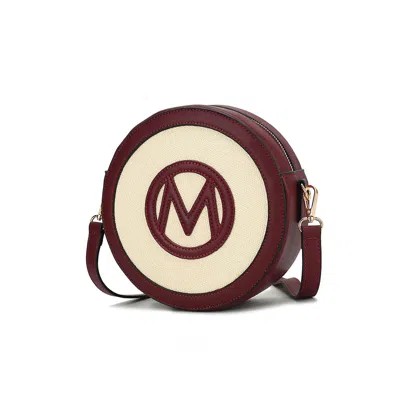 Mkf Collection By Mia K Acacia Women's Round Crossbody Bag By Mia K In Red