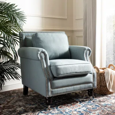 Safavieh Karsen Club Chair W/ Silver Nail Heads
